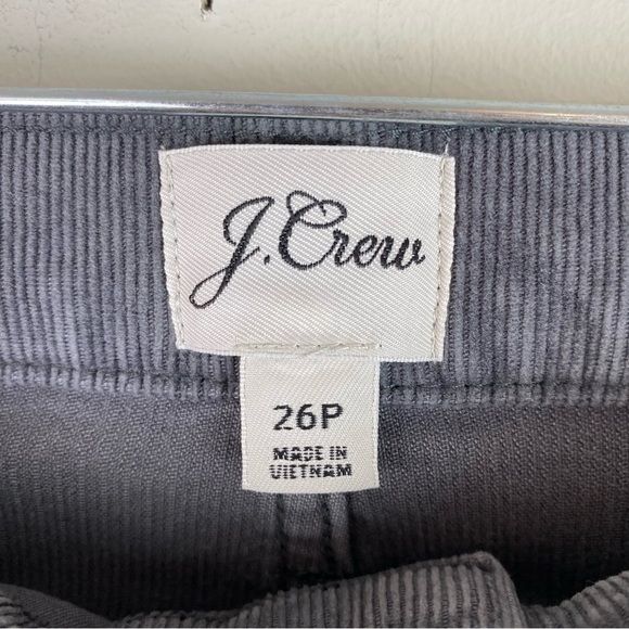 J.Crew Gray Corduroy Vintage Slim Straight size 6p - Picture 5 of 9